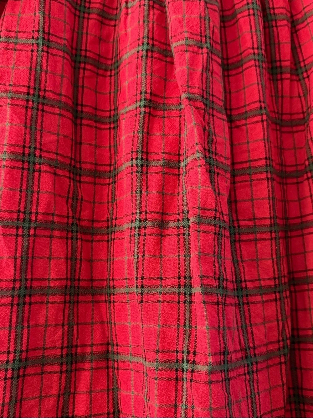 ENTRO Red Plaid Ruffle Dress - Picture 6 of 6